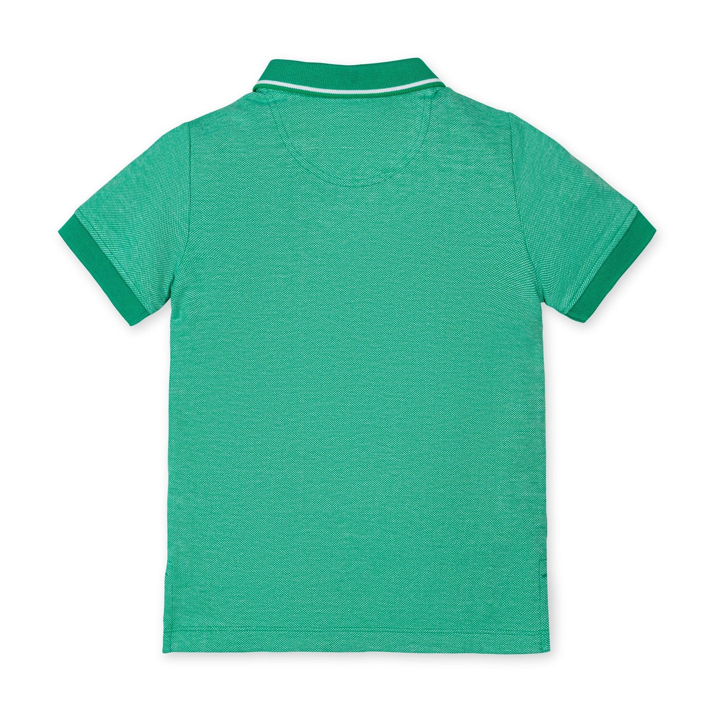 Kelly Green Organic Pique Polo - Doodlebug's Children's Boutique