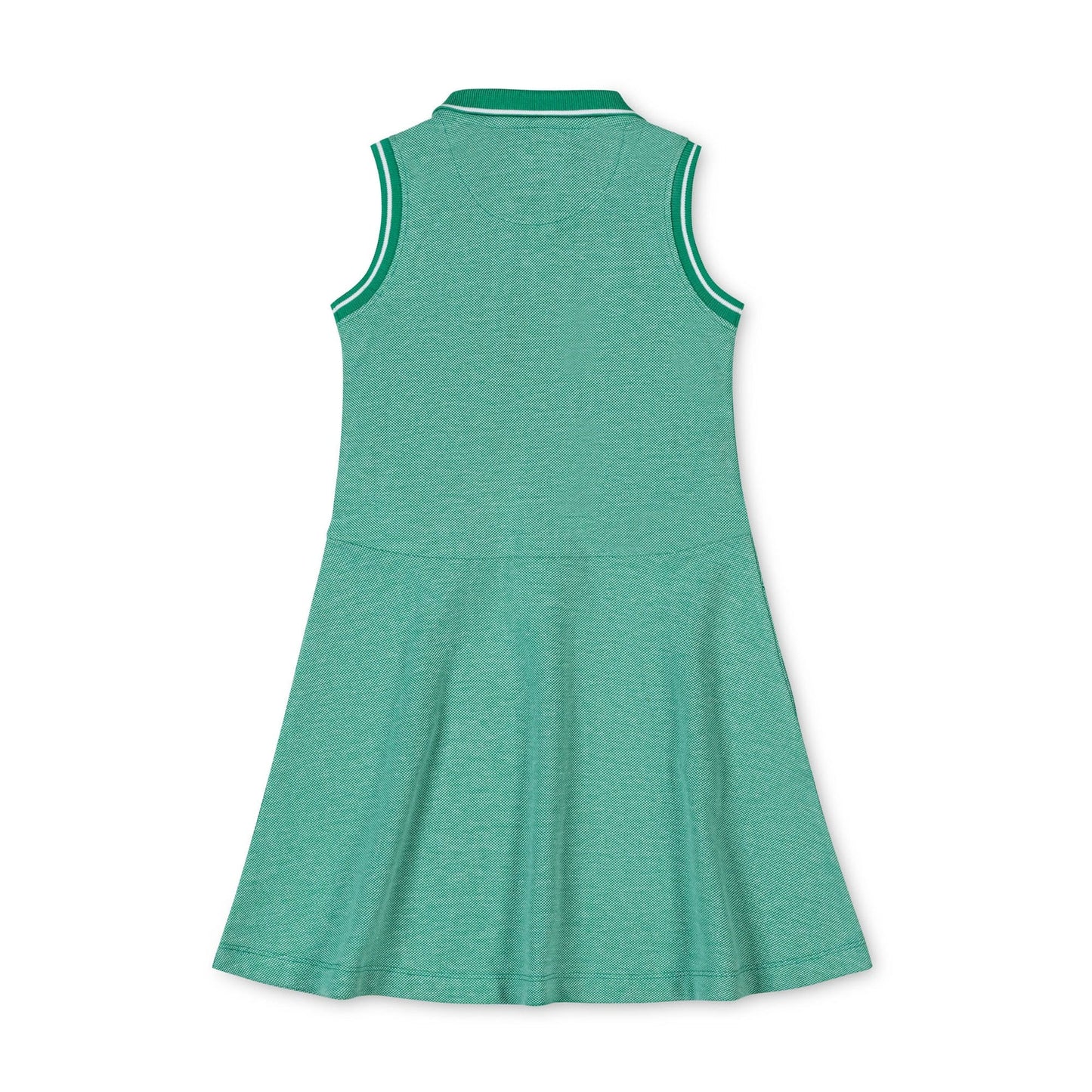 Kelly Green Organic Pique Polo Dress - Doodlebug's Children's Boutique