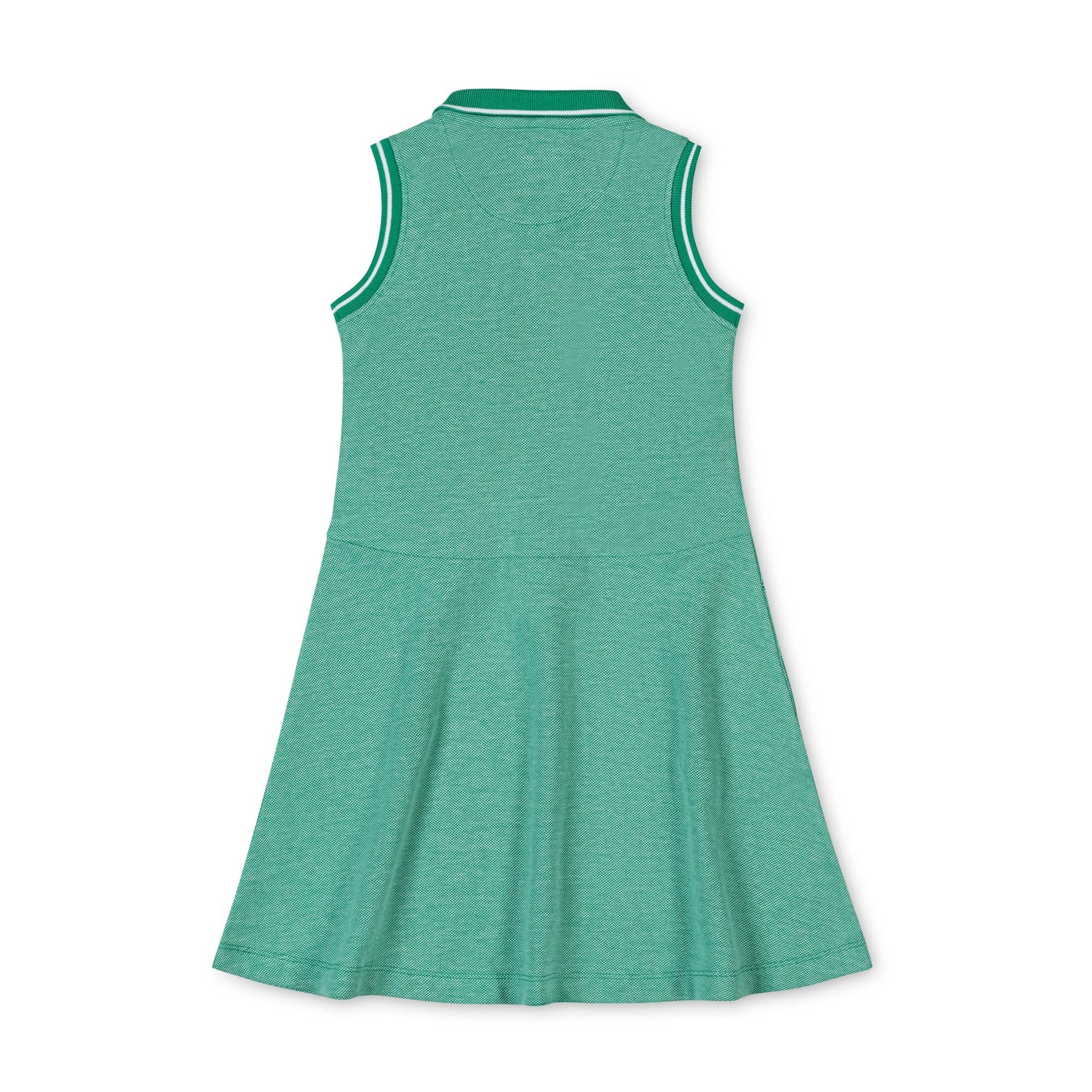 Kelly Green Organic Pique Polo Dress - Doodlebug's Children's Boutique