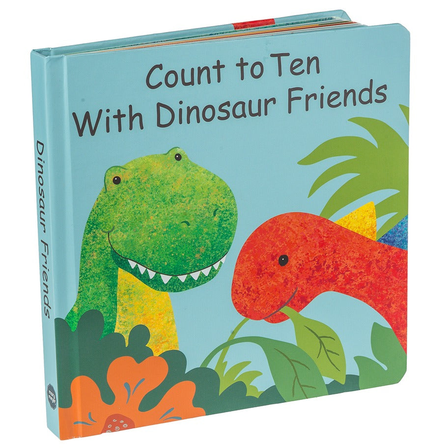 Count to Ten with Dino Friends Board Book - Doodlebug's Children's Boutique