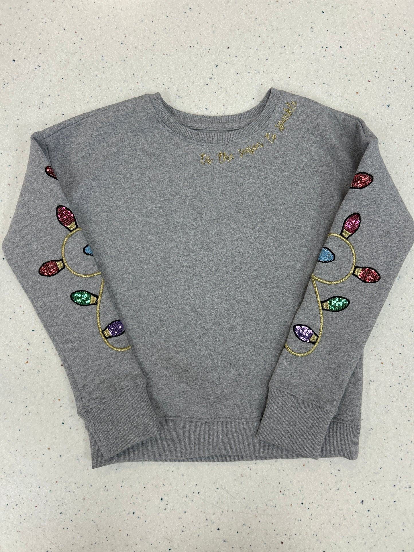 'Tis the Season to Sparkle Sweatshirt  - Doodlebug's Children's Boutique