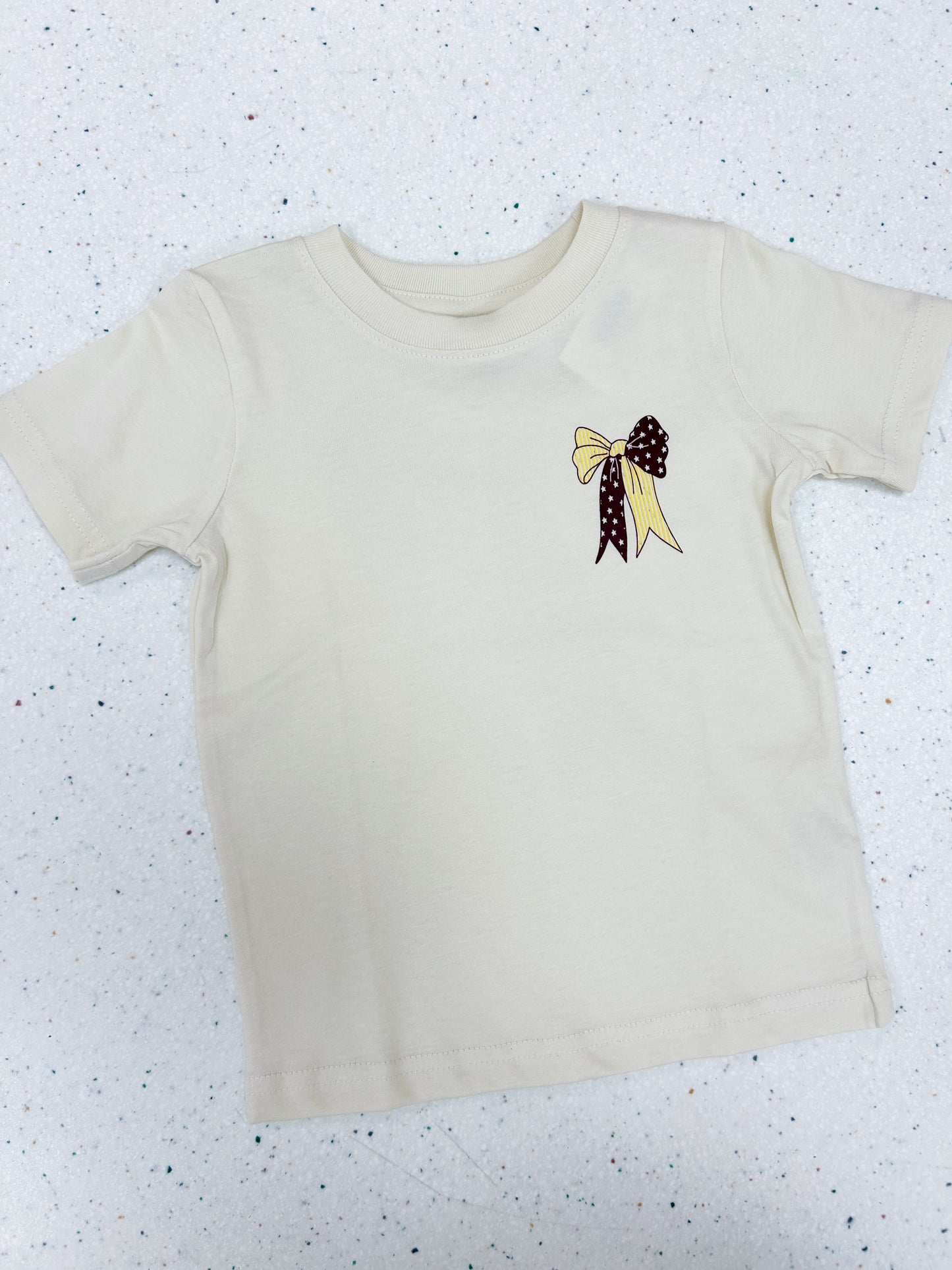 Lake Hamilton Wolves Bow Tee - Doodlebug's Children's Boutique