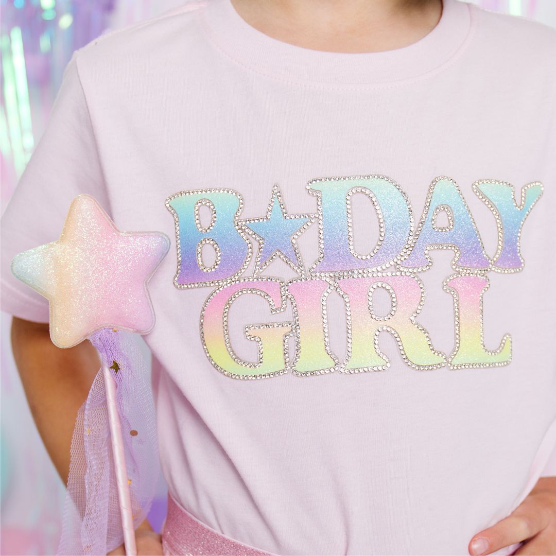 Birthday Girl Patch Shirt - Doodlebug's Children's Boutique