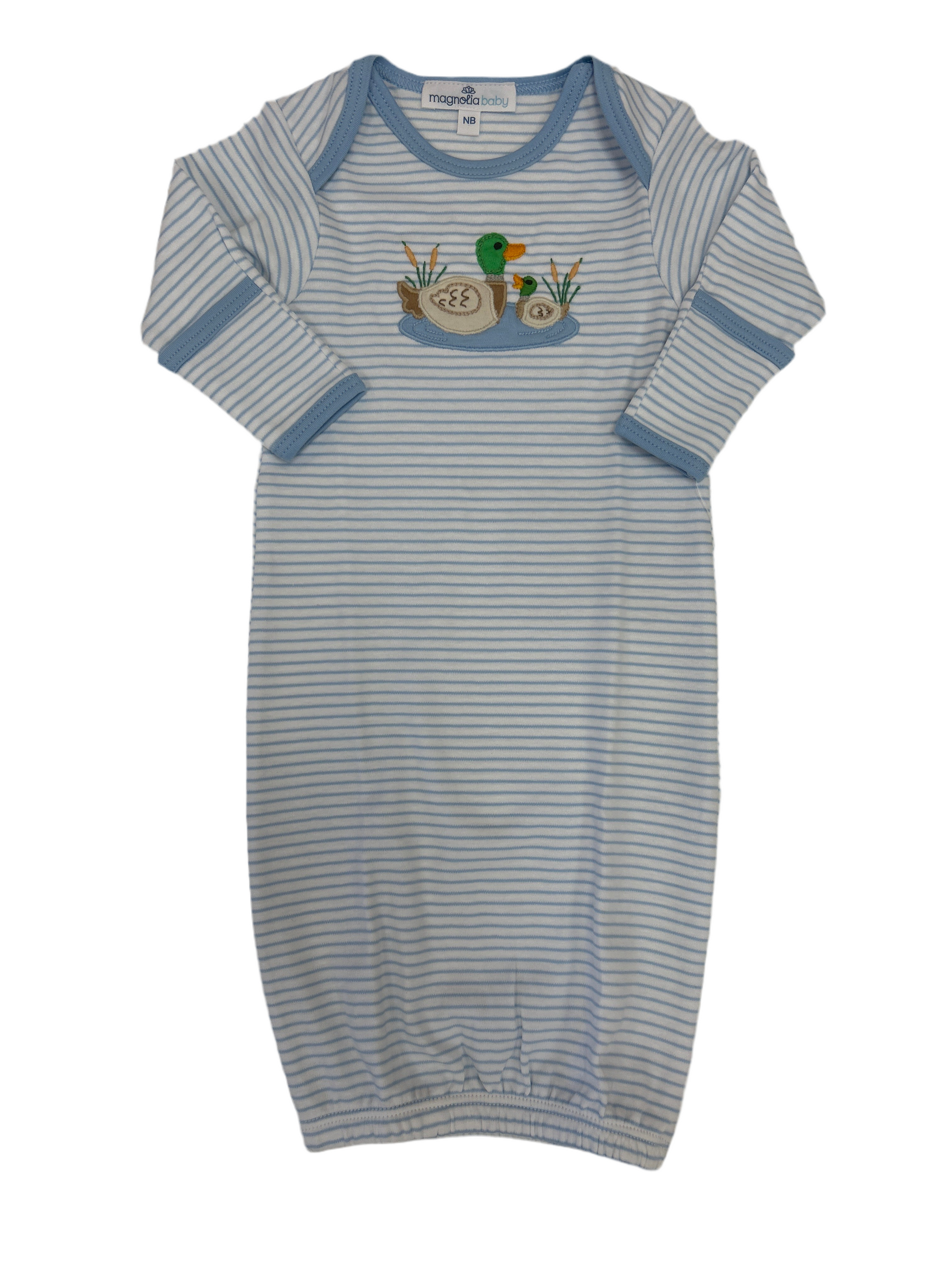 Mallard Pond Gathered Gown  - Doodlebug's Children's Boutique