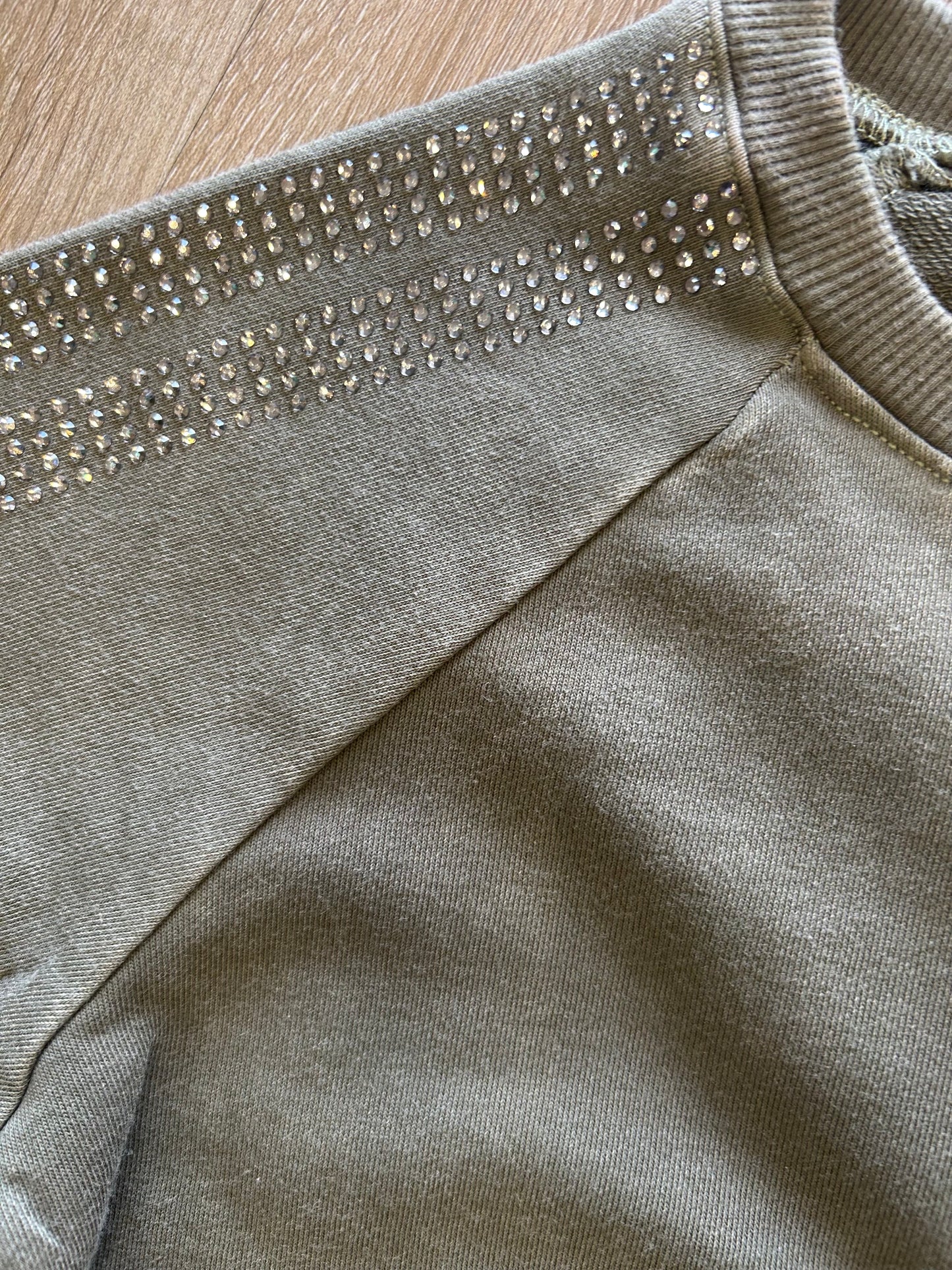 Olive Rhinestone Set - Doodlebug's Children's Boutique