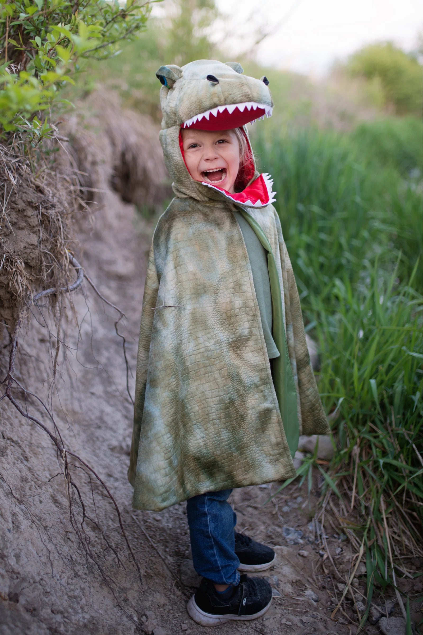 Grandasaurus T-Rex Cape with Claws  - Doodlebug's Children's Boutique