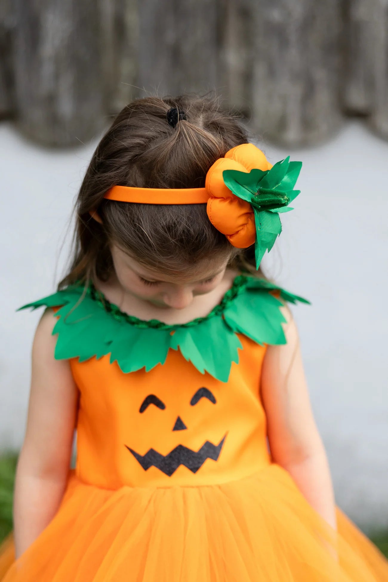 Pumpkin Patch Dress & Headband - Doodlebug's Children's Boutique