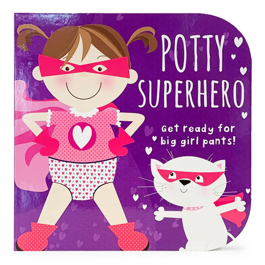 Potty Superhero Book for Girls  - Doodlebug's Children's Boutique