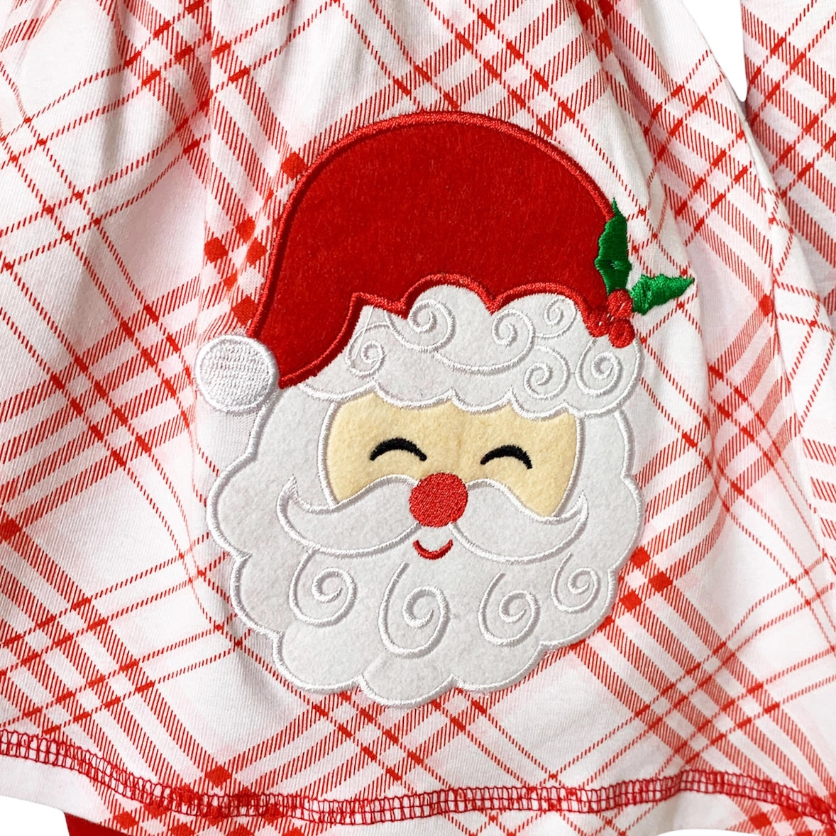 Plaid Santa Legging Set  - Doodlebug's Children's Boutique