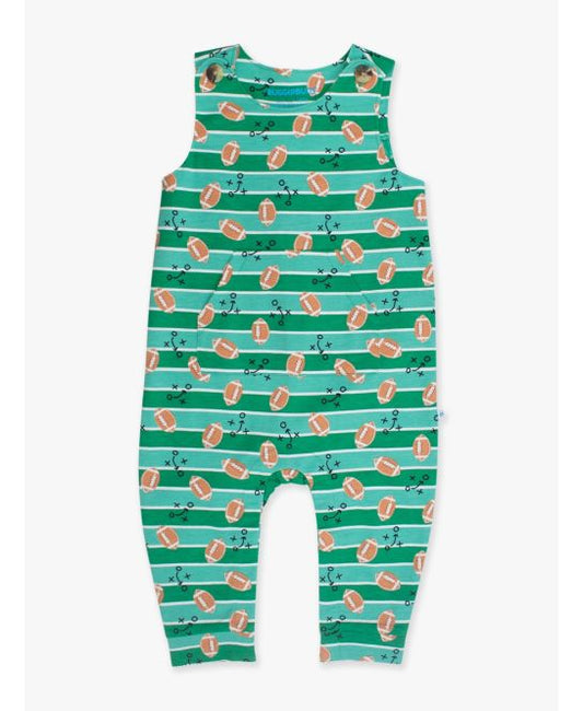 Tackles & Touchdowns Knit Longall Pocket Romper - Doodlebug's Children's Boutique
