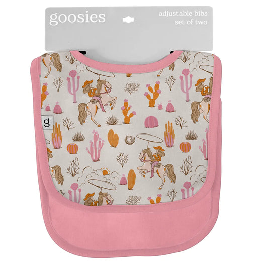Saddle Up, Cowgirl Bib Set - Doodlebug's Children's Boutique