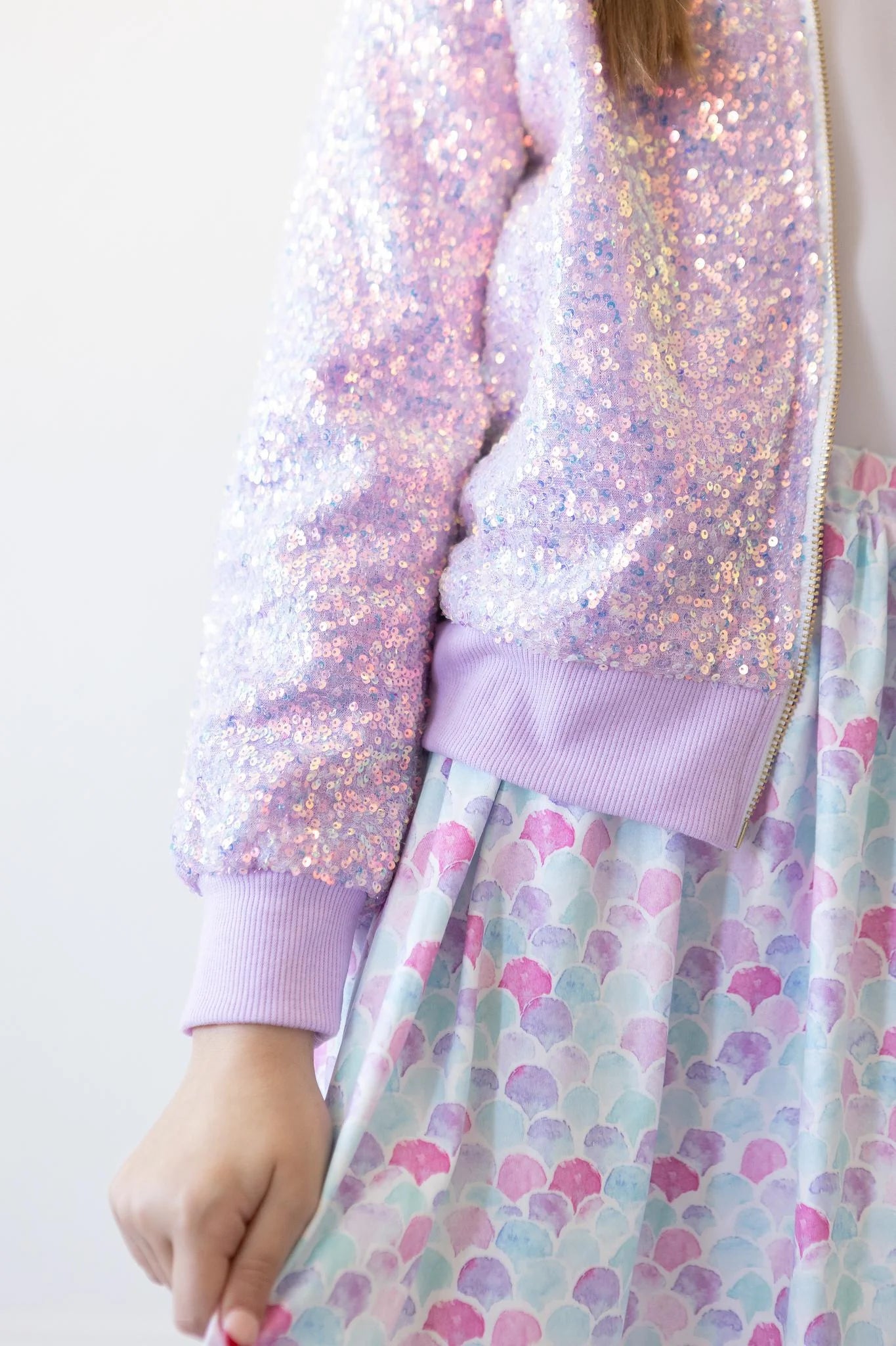 Lavender Sequin Jacket  - Doodlebug's Children's Boutique