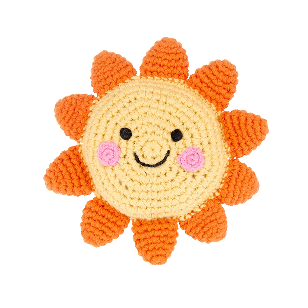 Plush Sun Rattle  - Doodlebug's Children's Boutique