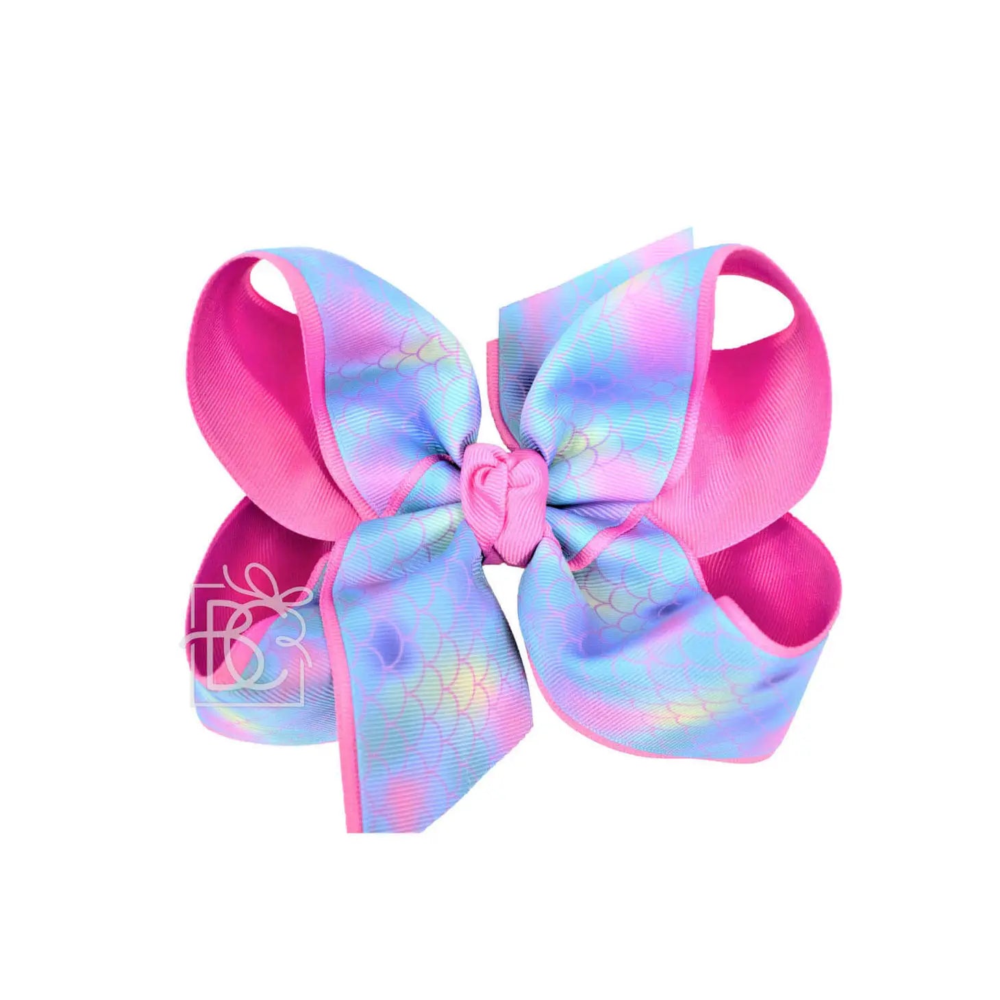 Huge Hot Pink Mermaid Bow  - Doodlebug's Children's Boutique