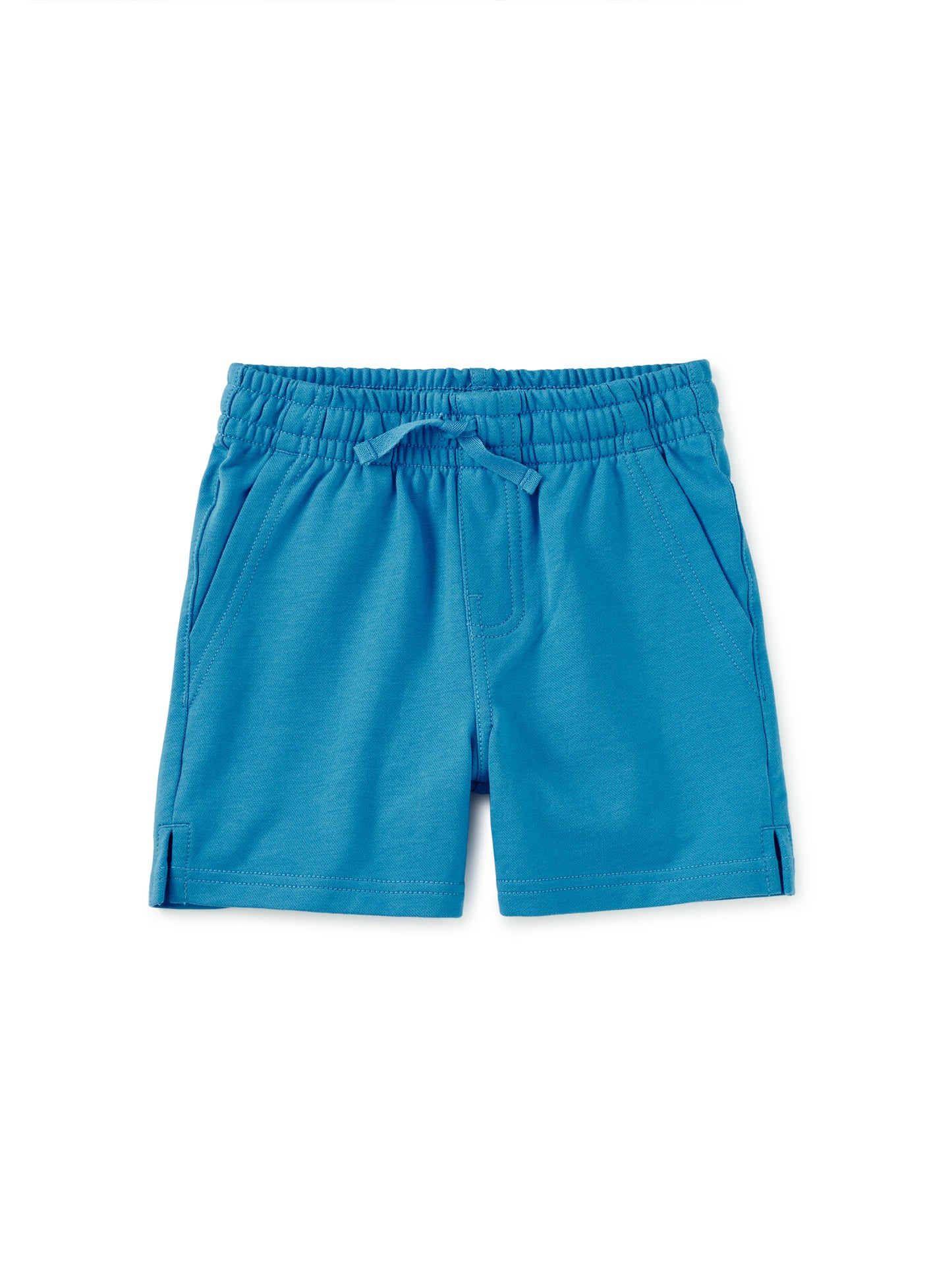 Swedish Blue Knit Shorts - Doodlebug's Children's Boutique