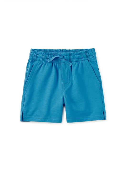 Swedish Blue Knit Shorts - Doodlebug's Children's Boutique