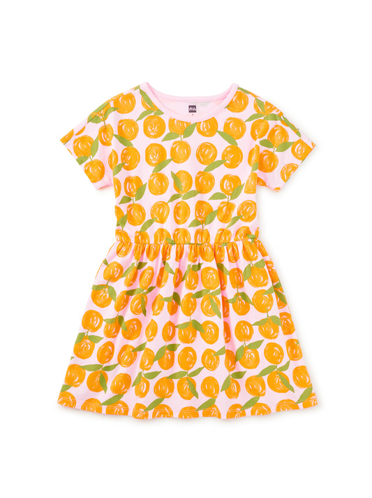 Valencia Orange Twirl Dress - Doodlebug's Children's Boutique