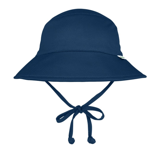 Breathable Sun Protection Bucket Hat in Navy  - Doodlebug's Children's Boutique
