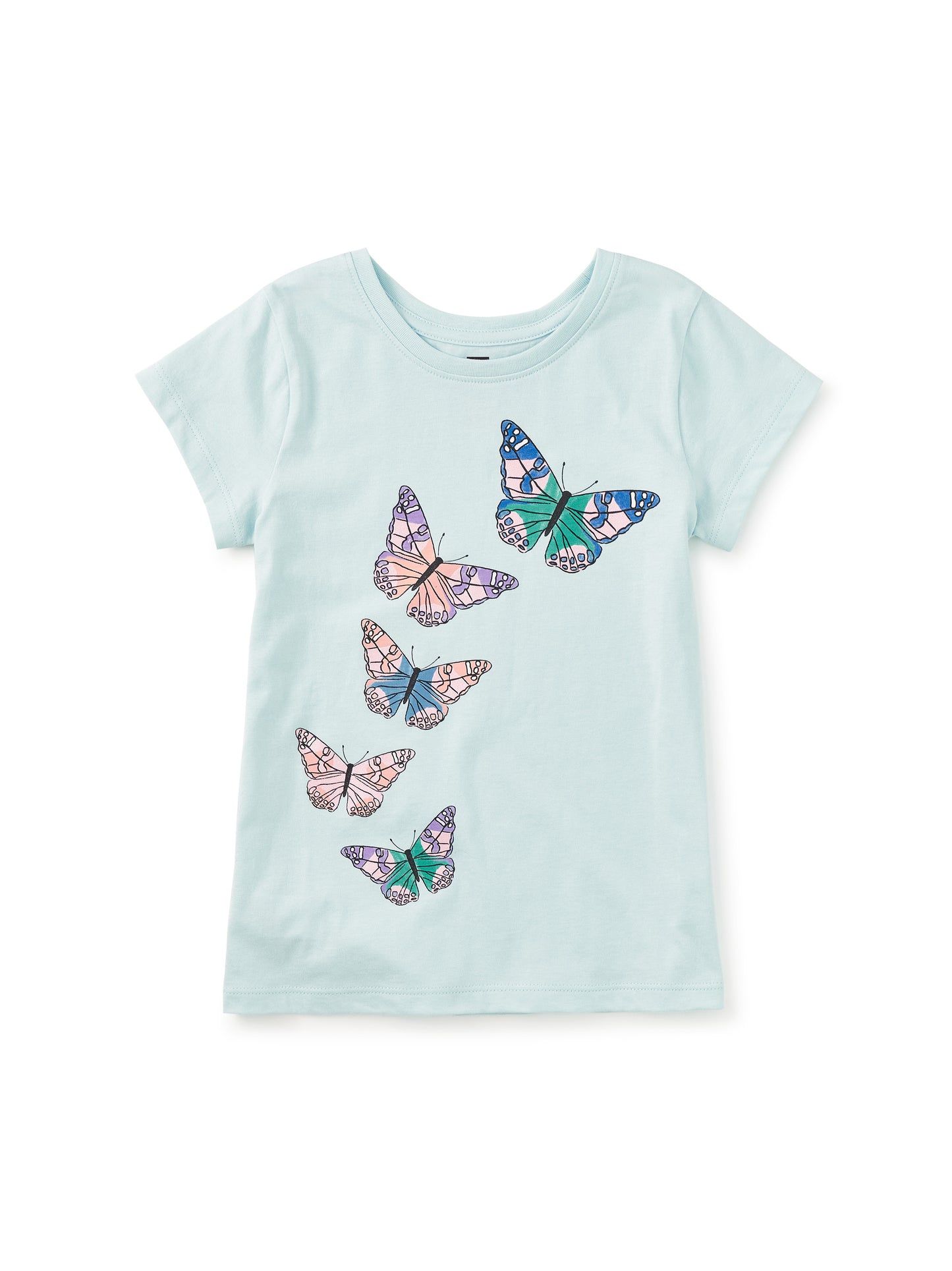 Butterfly Flurry Graphic Tee - Doodlebug's Children's Boutique