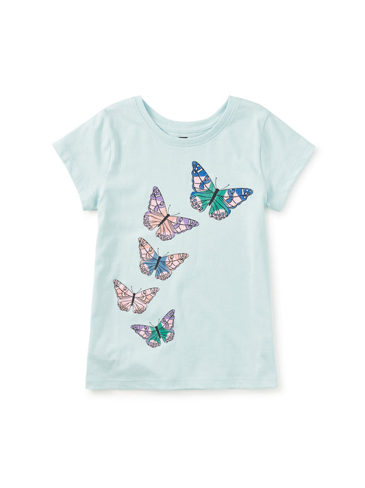 Butterfly Flurry Graphic Tee - Doodlebug's Children's Boutique