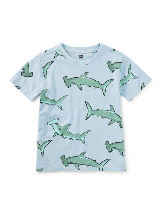 Hungry Hammerheads Printed Tee - Doodlebug's Children's Boutique