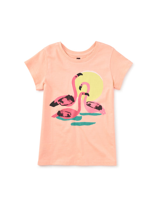 Flamingos Graphic Tee - Doodlebug's Children's Boutique
