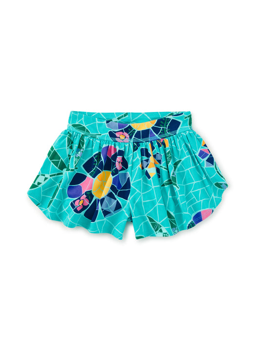 Mosaic Floral Sporty Petal Shorts - Doodlebug's Children's Boutique