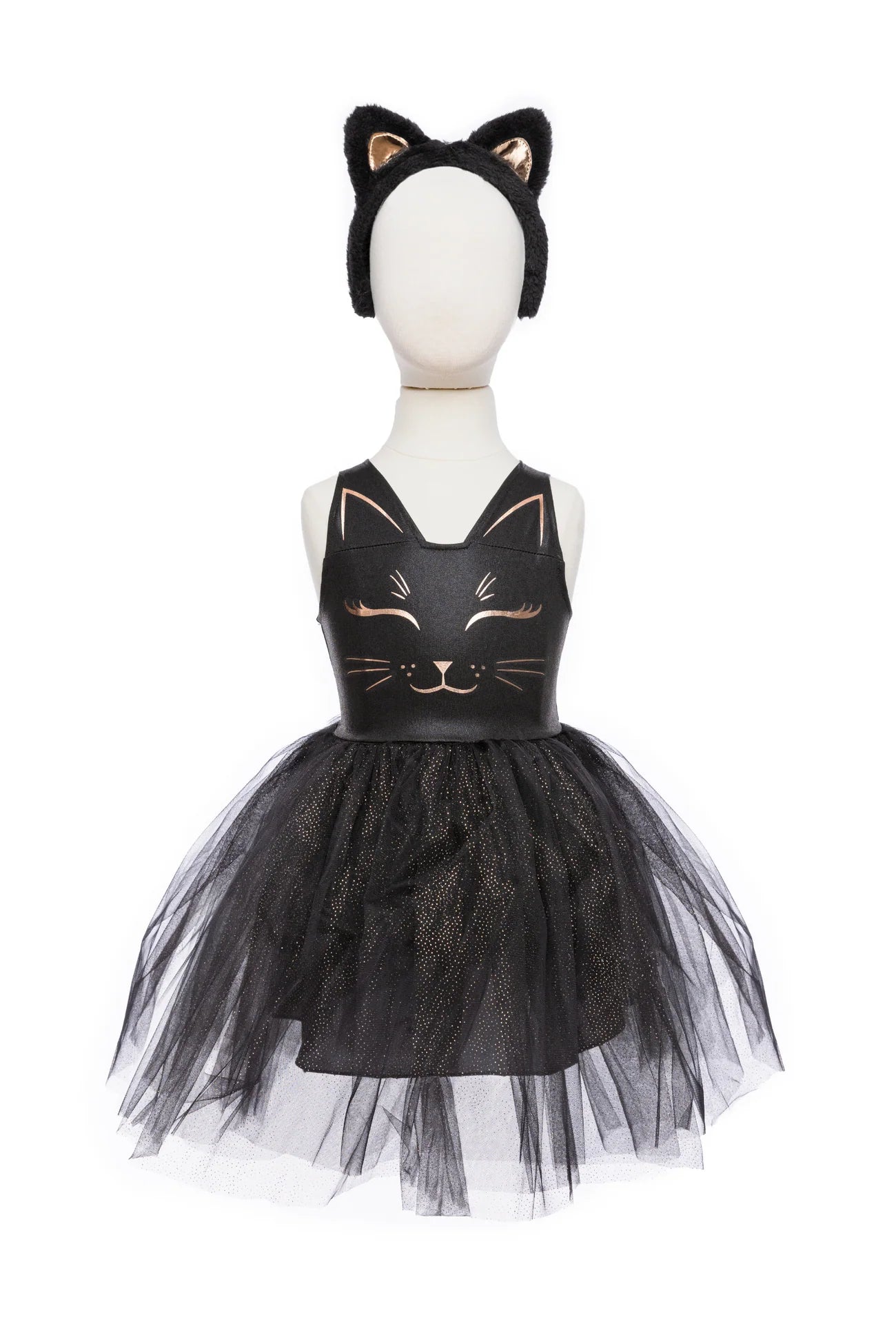 Black Cat Dress & Headband - Doodlebug's Children's Boutique