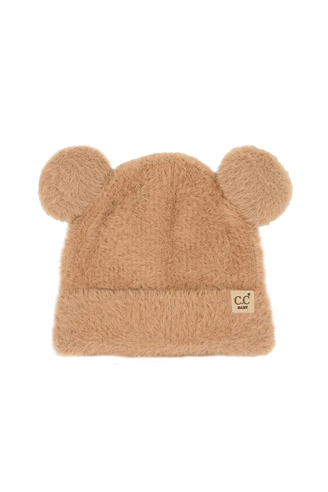 Teddy Bear Baby Beanie - Doodlebug's Children's Boutique