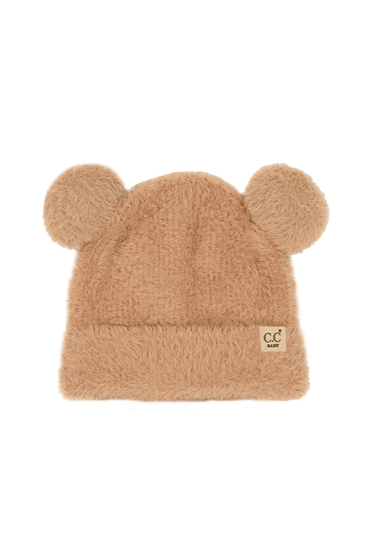 Teddy Bear Baby Beanie - Doodlebug's Children's Boutique