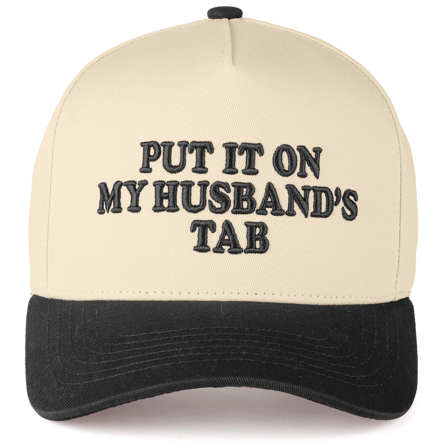 Put It On My Husband's Tab Snapback Hat - Doodlebug's Children's Boutique
