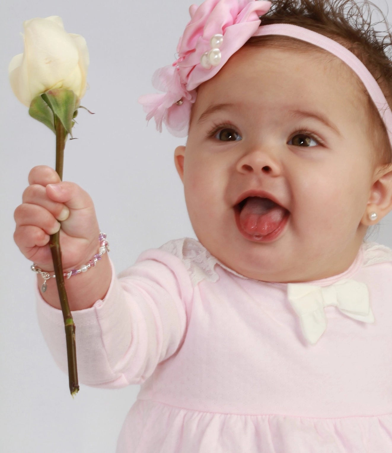 Natalee Sterling Silver Multi-Color Pearl Bracelet - Doodlebug's Children's Boutique