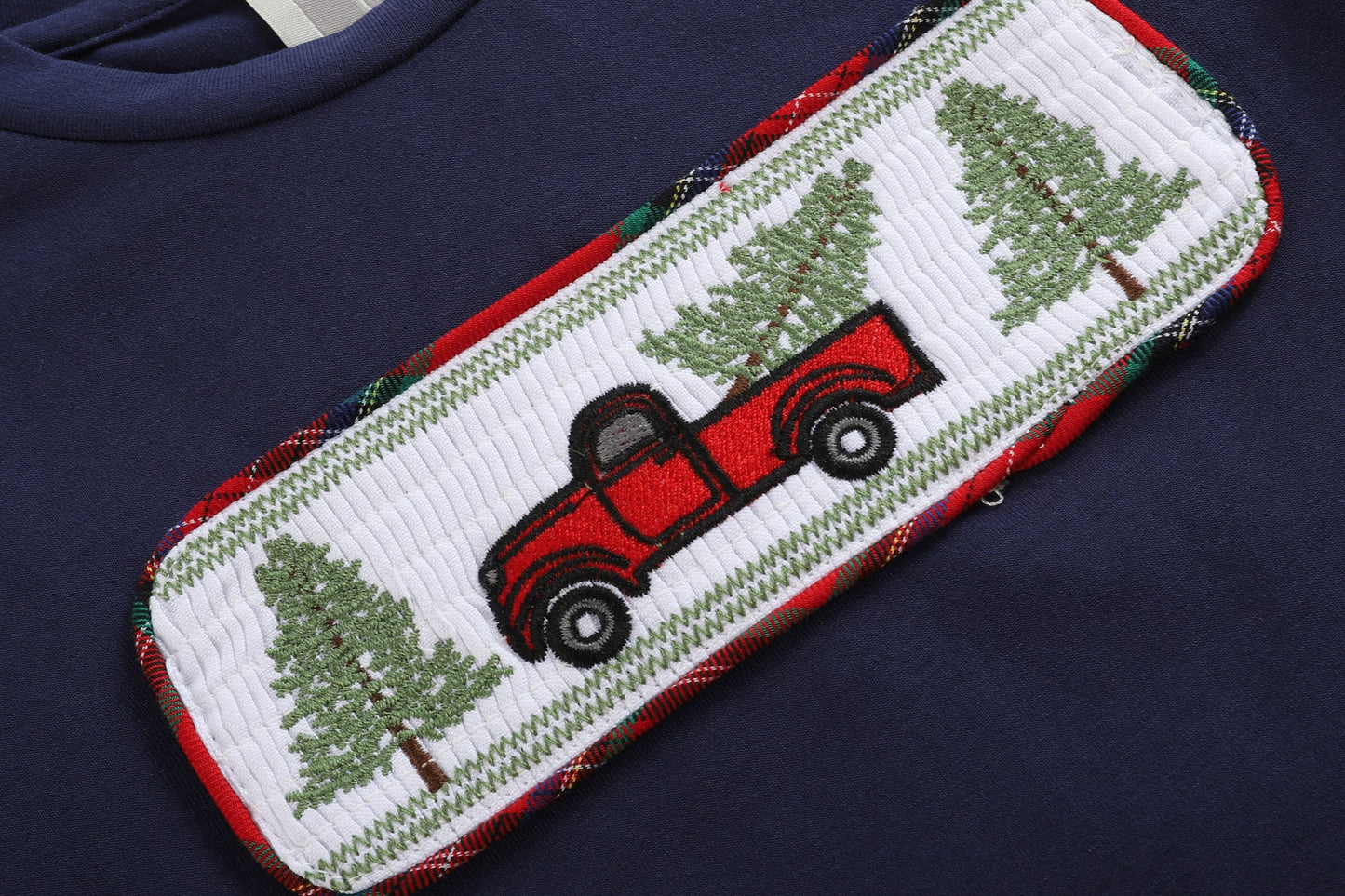 Christmas Truck Smocked Set  - Doodlebug's Children's Boutique