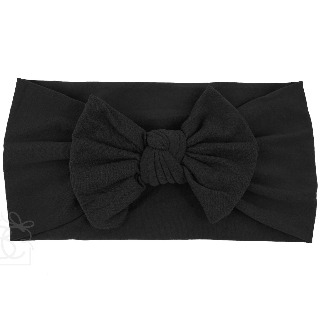 Knot Bow Headband in Black  - Doodlebug's Children's Boutique