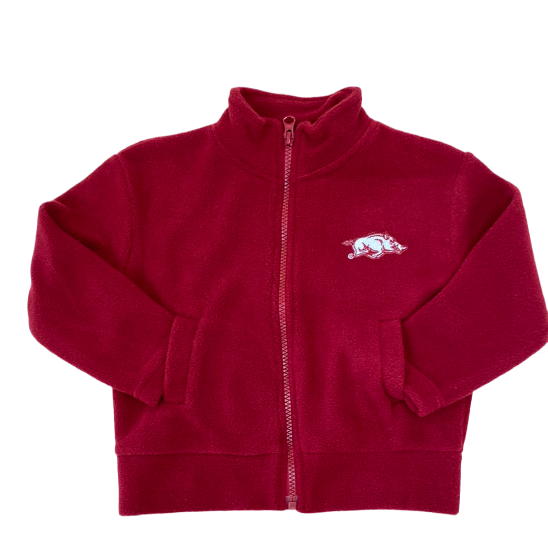 Razorback Fleece Jacket  - Doodlebug's Children's Boutique