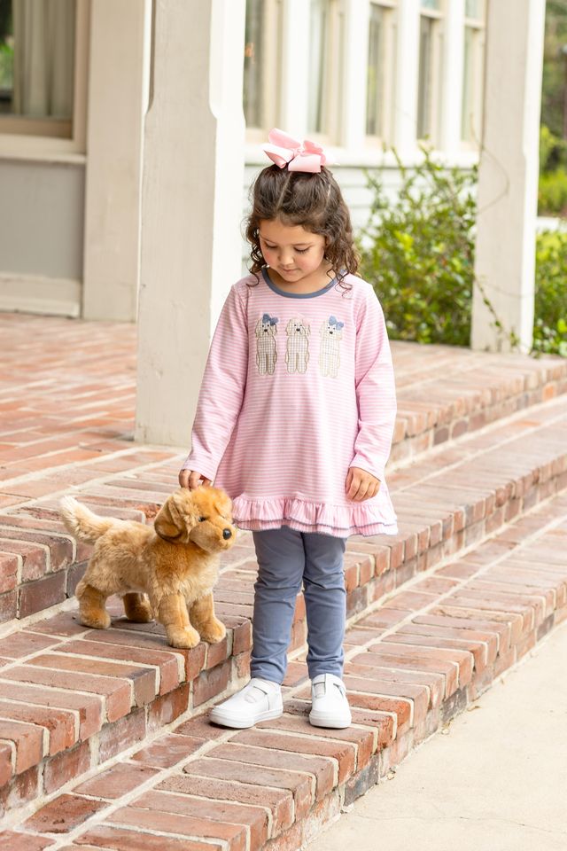 Dog Ruffle Pants Set - Doodlebug's Children's Boutique