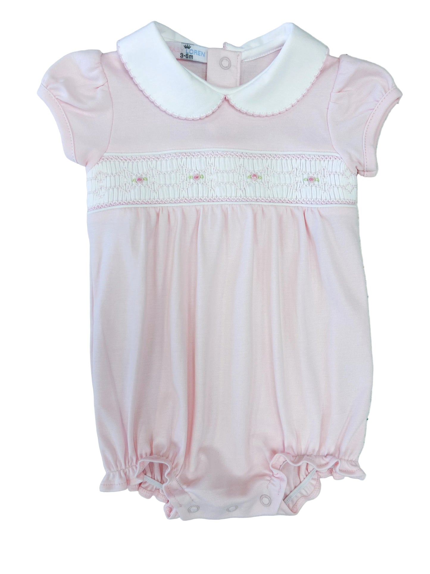 Sally Hand Smocked Bubble - Doodlebug's Children's Boutique