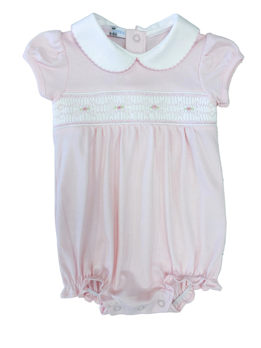 Sally Hand Smocked Bubble - Doodlebug's Children's Boutique