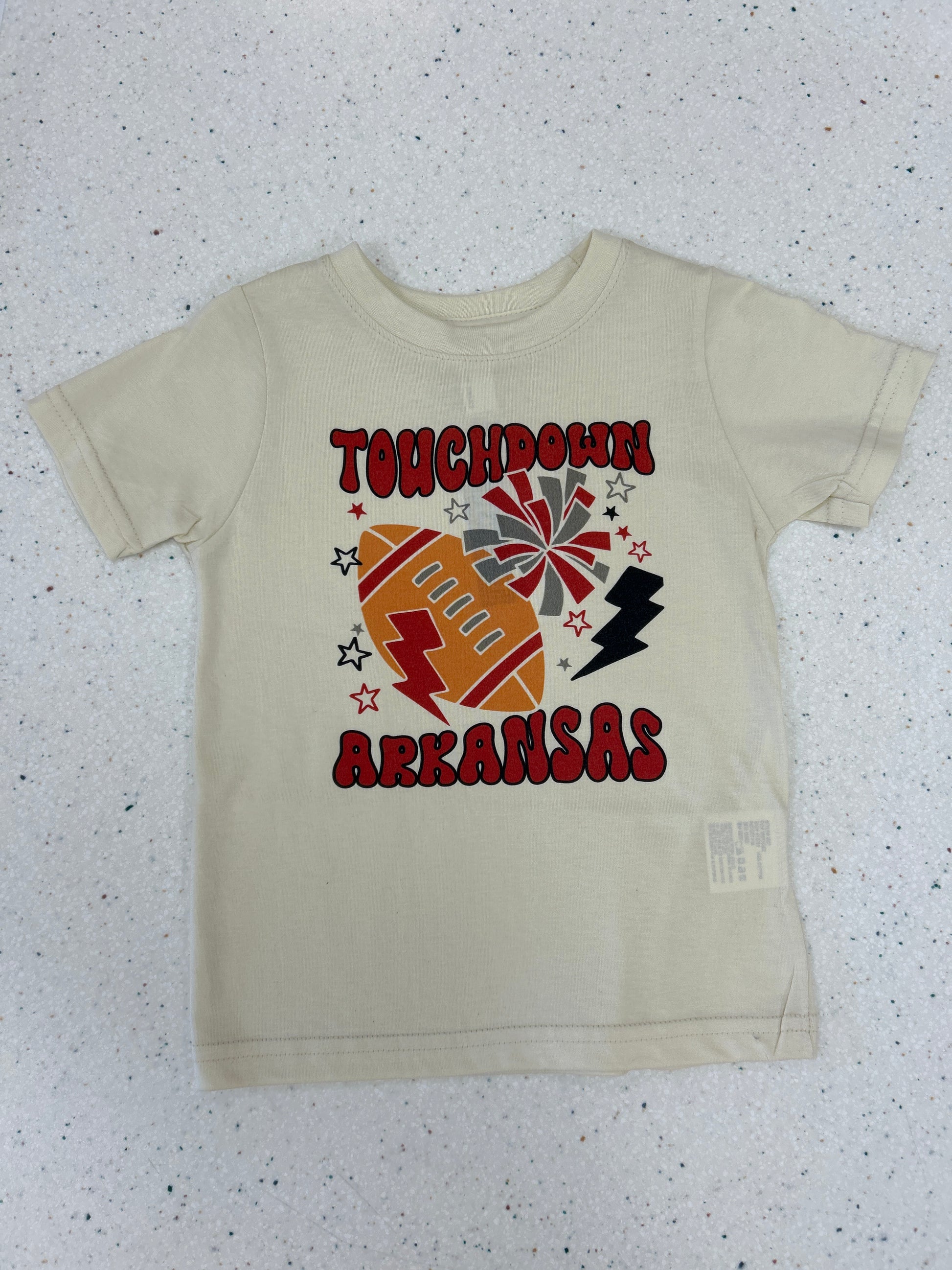 Touchdown Arkansas Shirt  - Doodlebug's Children's Boutique