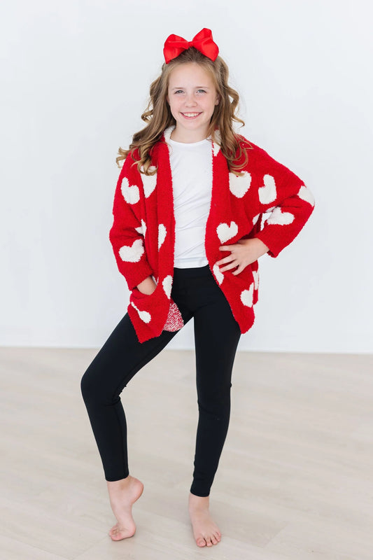 Red Heart Cozy Cardigan