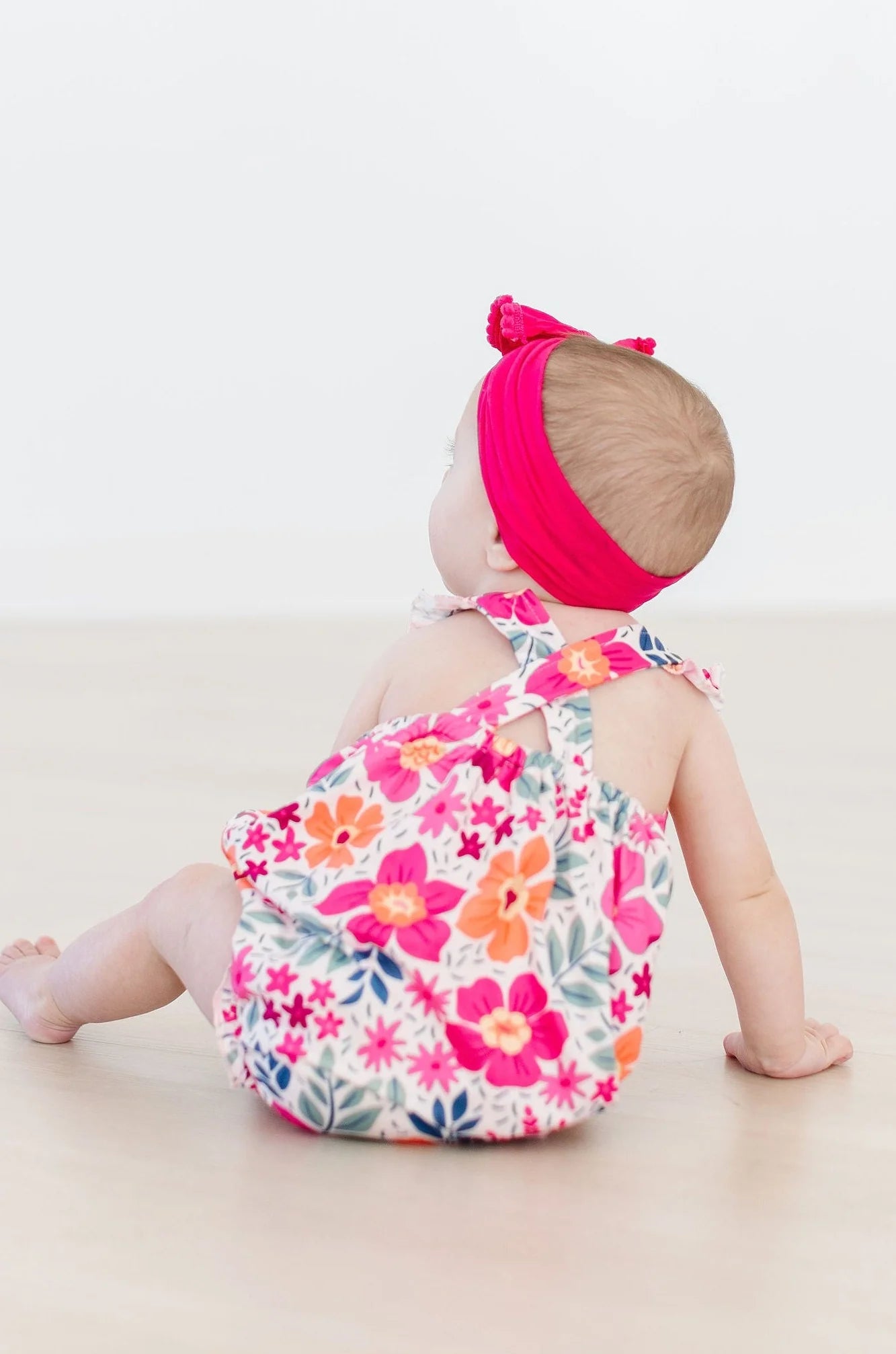 Garden Party Ruffle Cross Back Romper  - Doodlebug's Children's Boutique