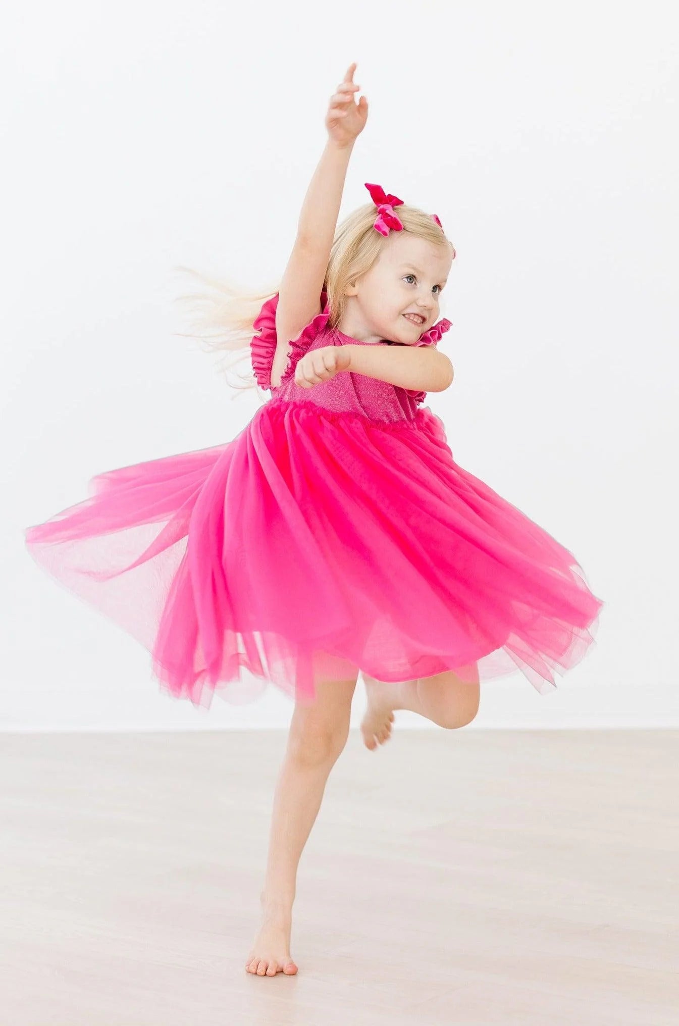 Hot Pink Shimmer Tutu Dress  - Doodlebug's Children's Boutique