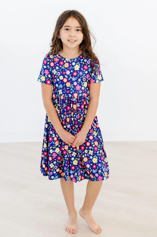 Pick a Posy Pocket Twirl Dress  - Doodlebug's Children's Boutique