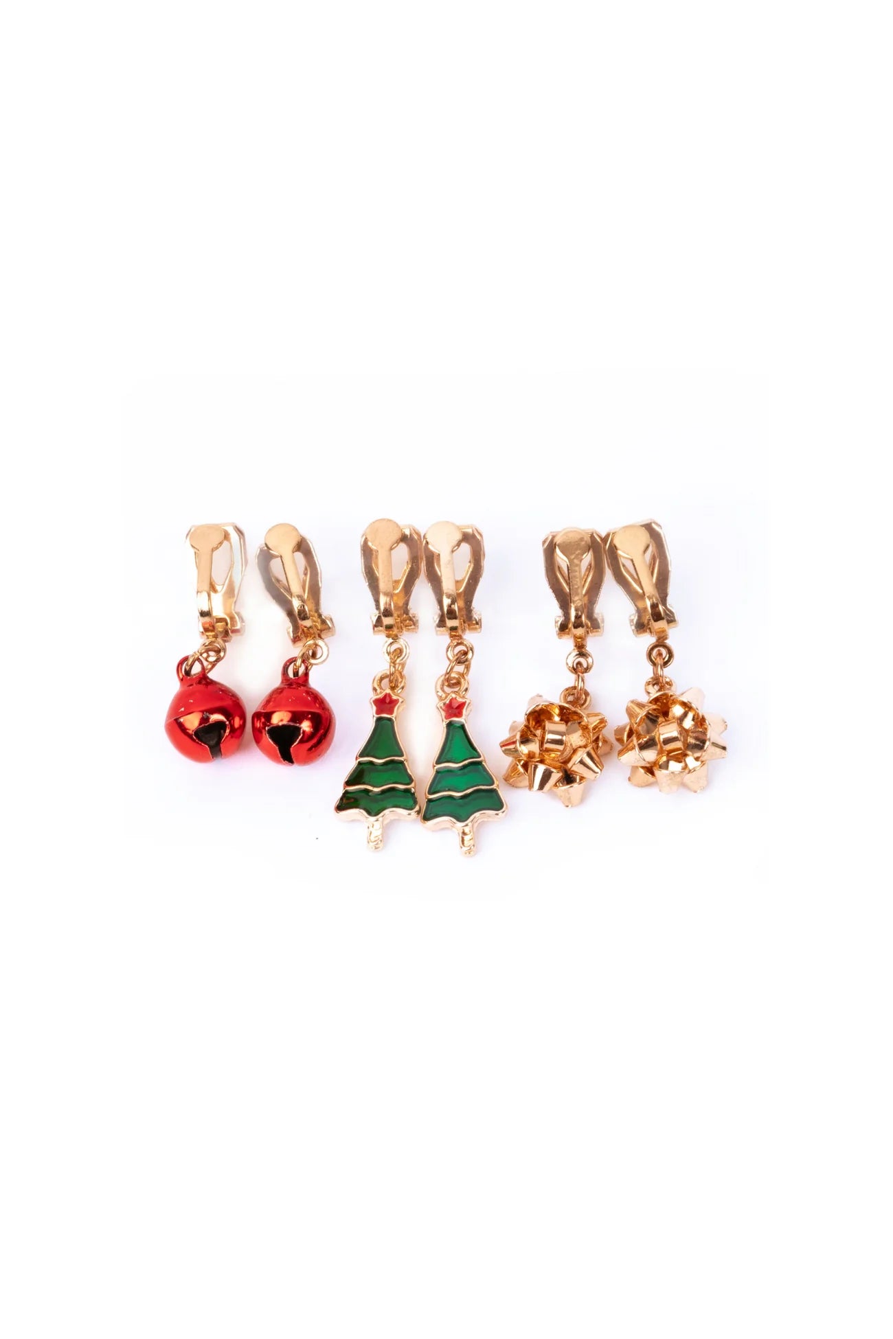 Christmas Clip-On Earring Set  - Doodlebug's Children's Boutique