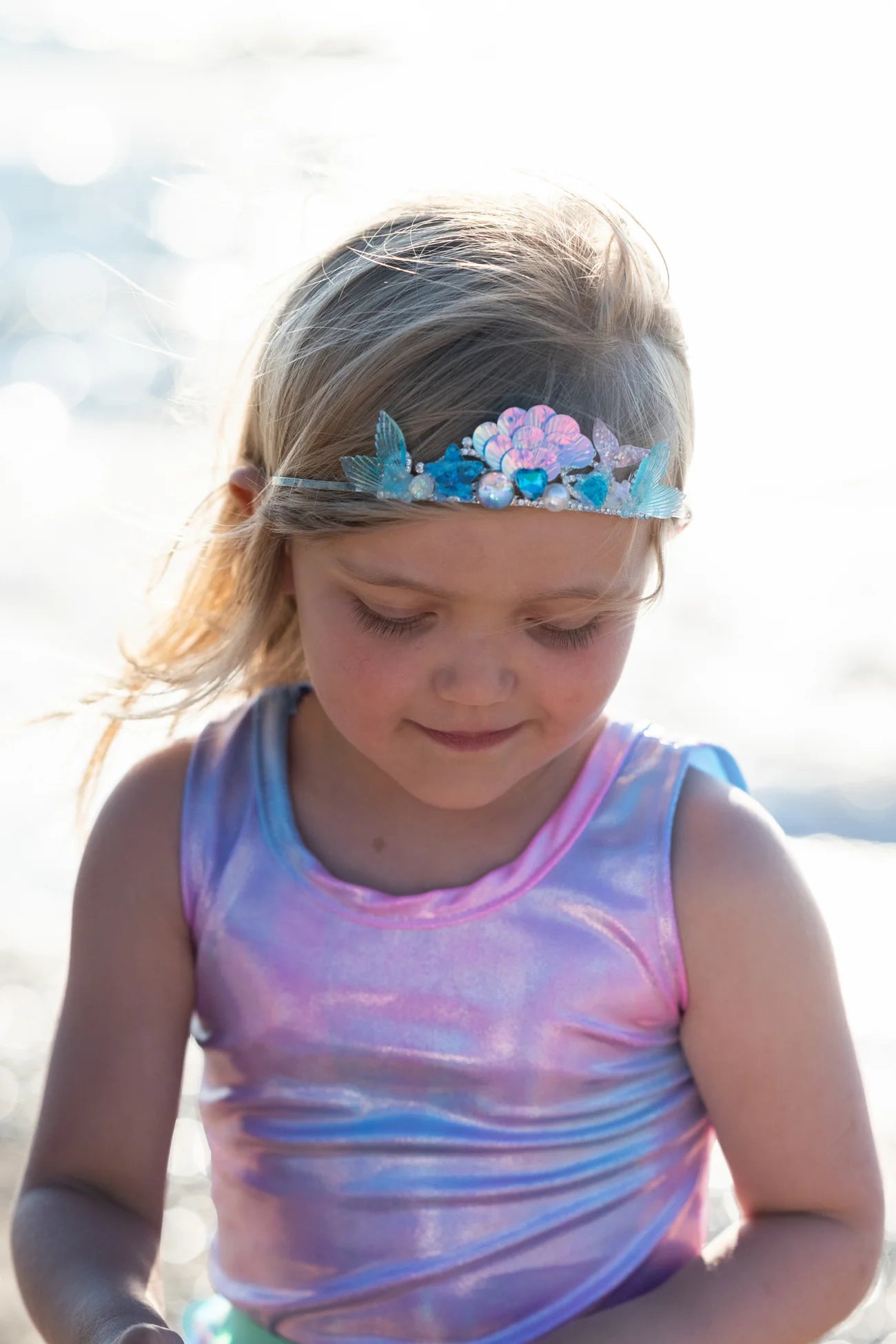 Boutique Ocean Jewel Tiara - Doodlebug's Children's Boutique