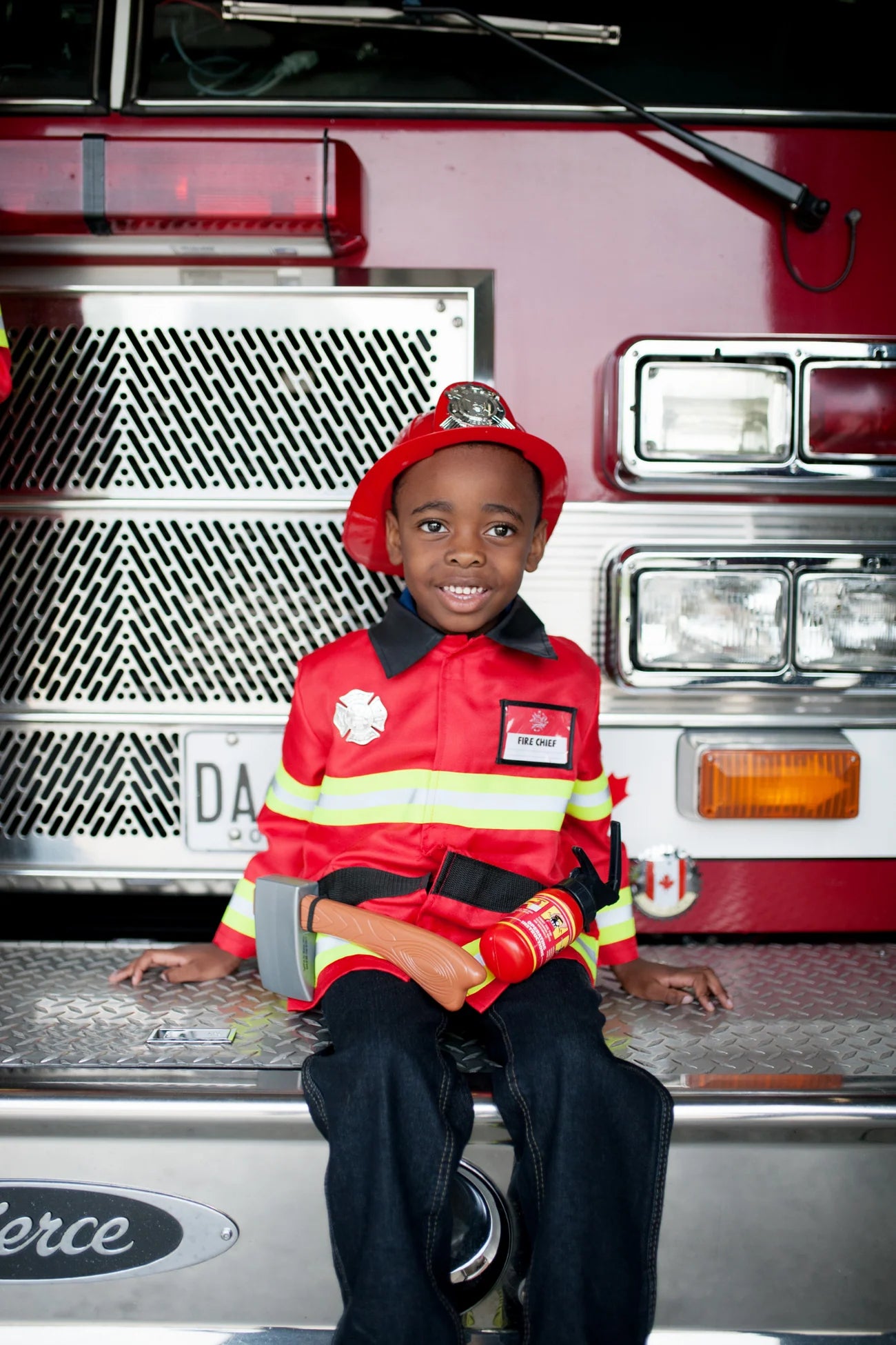 Firefighter Dress-Up Set with Accessories - Doodlebug's Children's Boutique