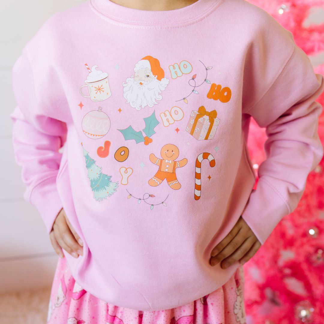 Christmas Doodle Sweatshirt  - Doodlebug's Children's Boutique