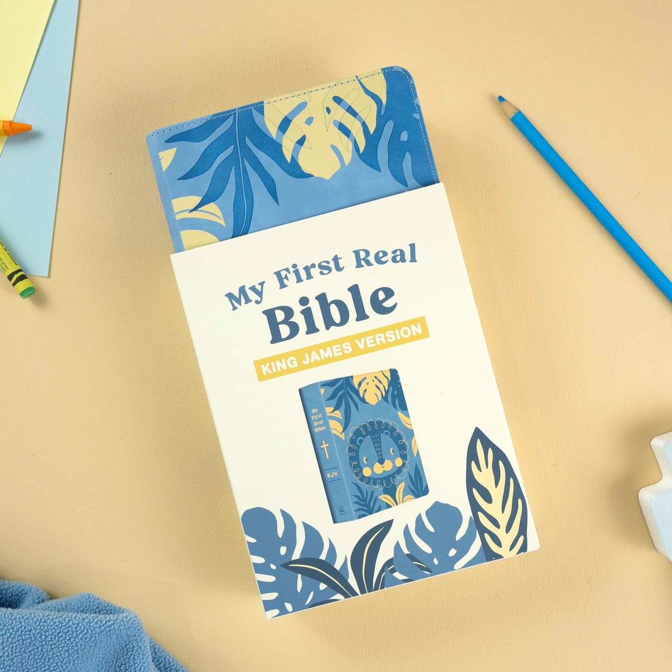 My First Real Bible (Boy) King James Version  - Doodlebug's Children's Boutique