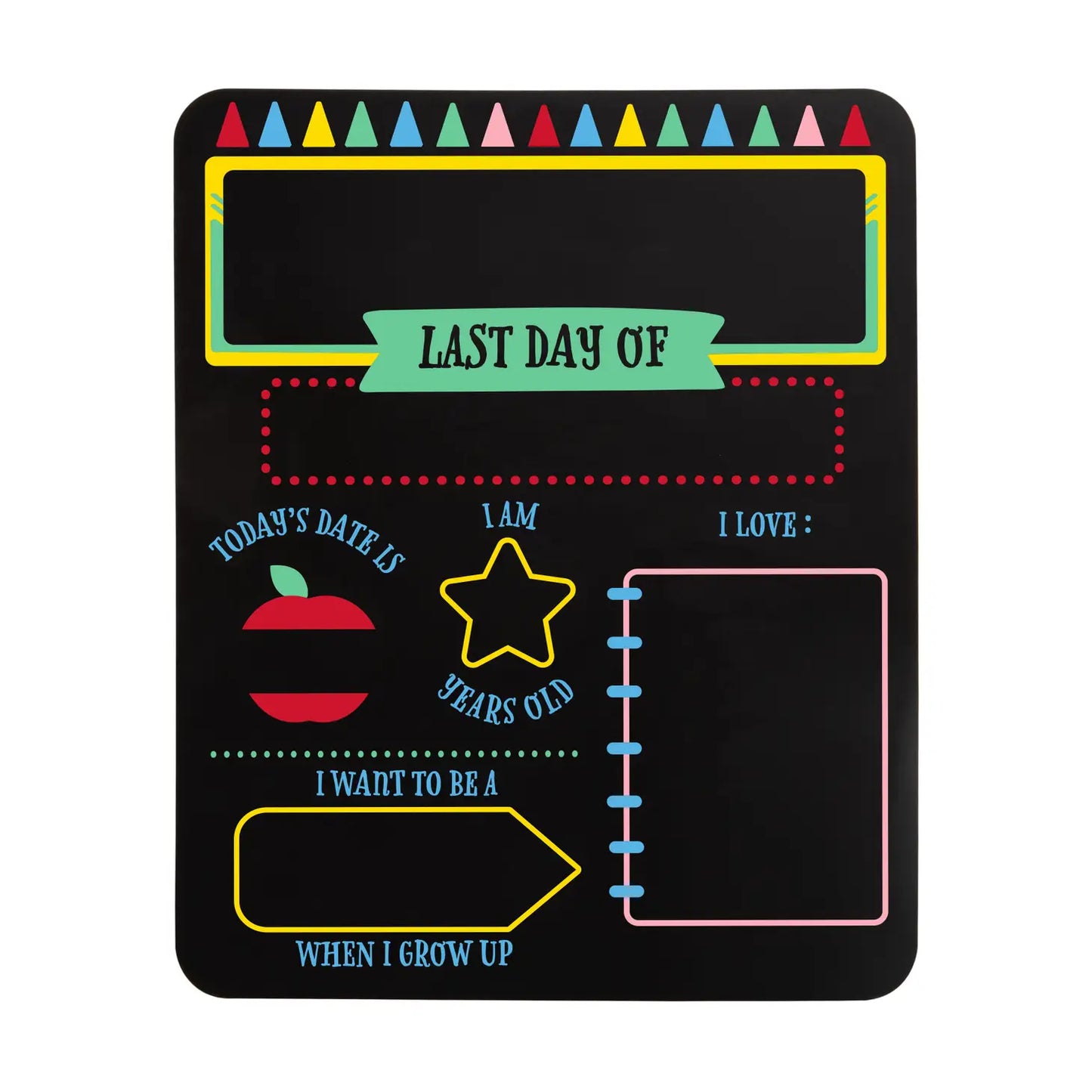 First and Last Day of School Chalkboard  - Doodlebug's Children's Boutique