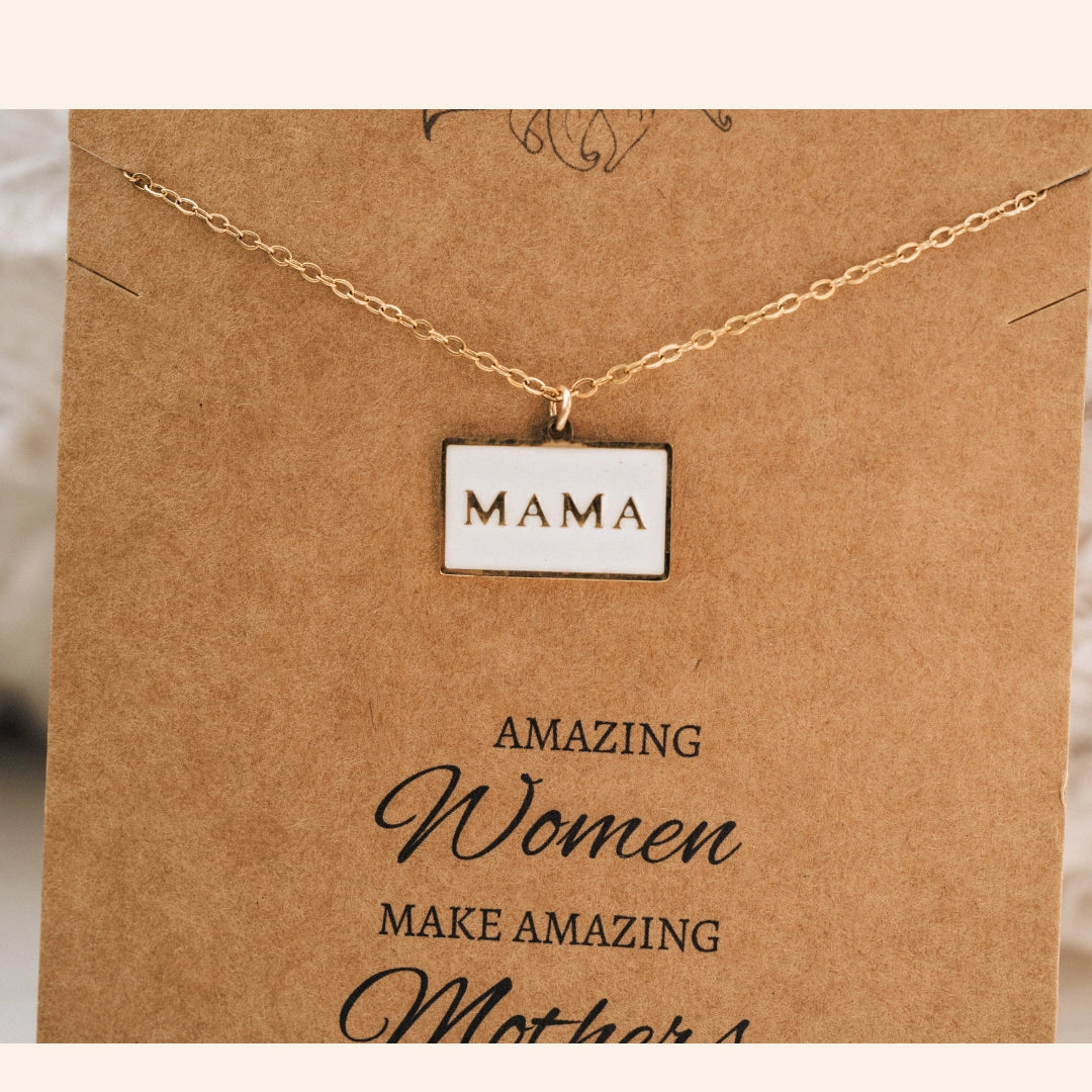 Mama Pendant Necklace - Doodlebug's Children's Boutique